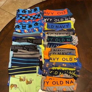19 pair of gently used boys underwear.
